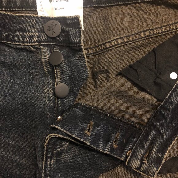 One Teaspoon Bandits Low Waist Denim Shorts - Fox Black - Picture 6 of 7